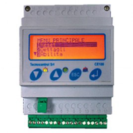 Centrale rivelazione gas industriale per 2-6 sensori CE100