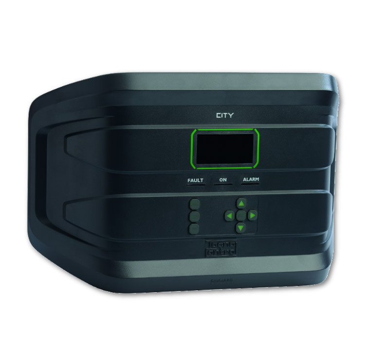 Centrale rivelazione gas industriale per 4-8 sensori CE408